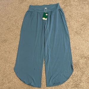 Crossover Plicated Side Pocket Split Quick Dry Resort Pant